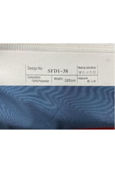 SFD1-38   海藍色   width：320cm    100%polyester 正面照